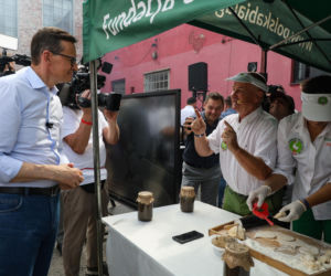 Tak grillował Morawiecki