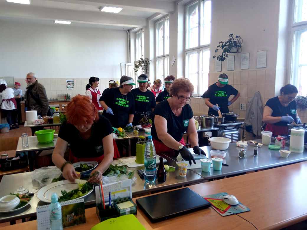 Konkurs kulinarny im. Wiktora Kulerskiego w grudziądzkim gastronomiku