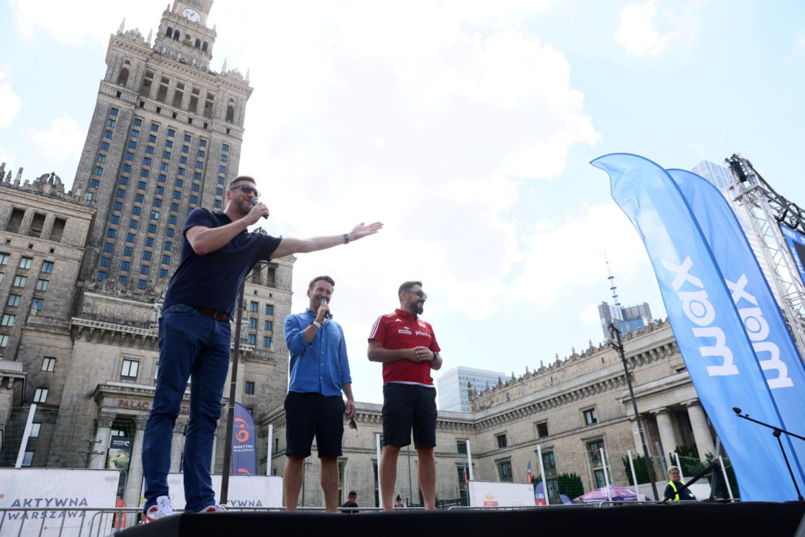 Polska - Francja, finał siatkówki, mecz o złoto. Strefa kibica w Warszawie [ZDJĘCIA]