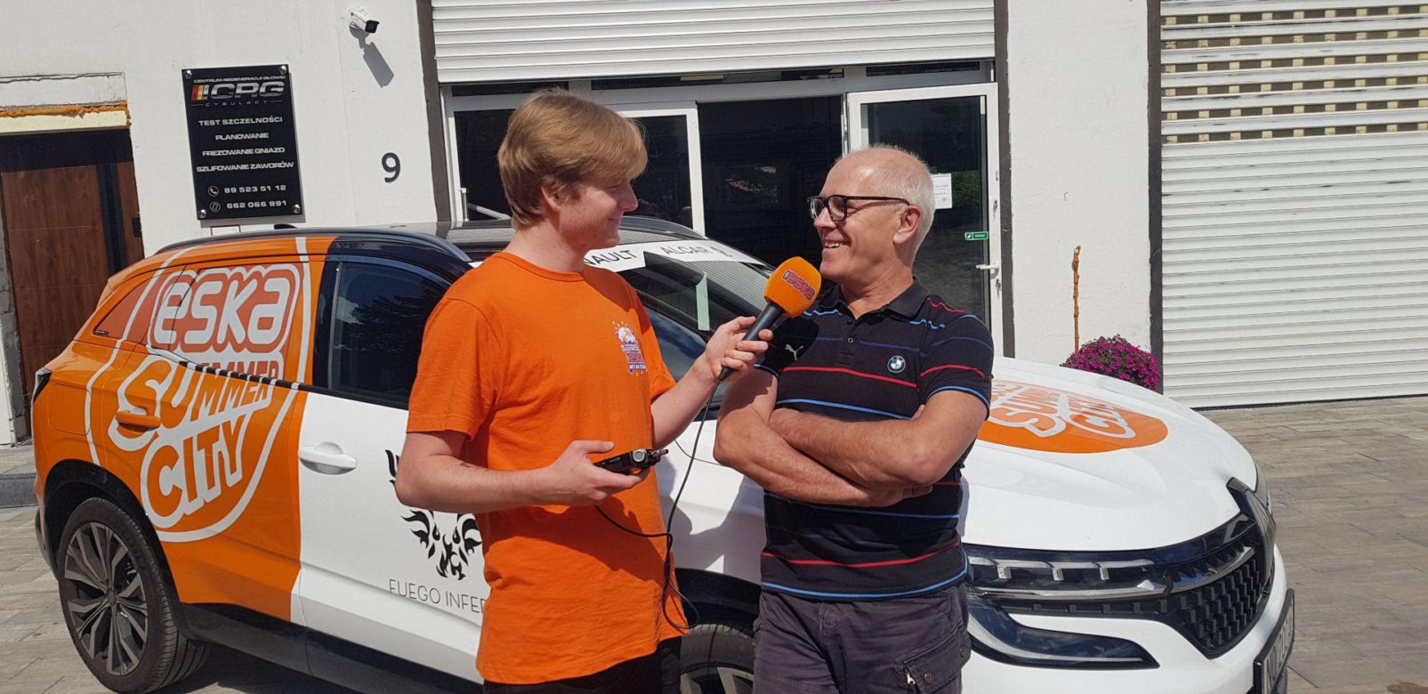 Eska Summer City Olsztyn! Wizyta w Łupstychu. CRG Cybulscy – Centrum Regeneracji Głowic