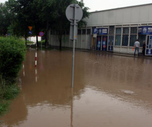 Ulewa w Krakowie