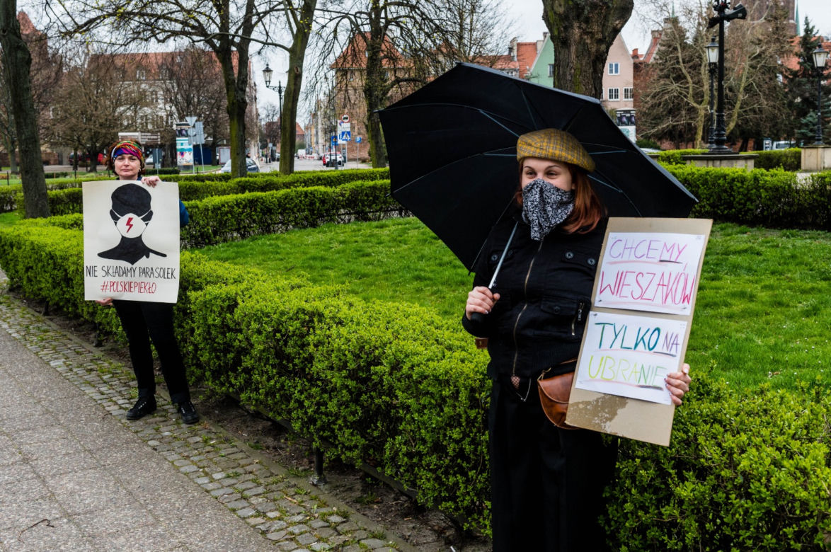 Strajk kobiet w Trójmieście. Awantura w centrum Gdańska