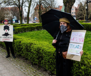 Strajk kobiet w Trójmieście. Awantura w centrum Gdańska