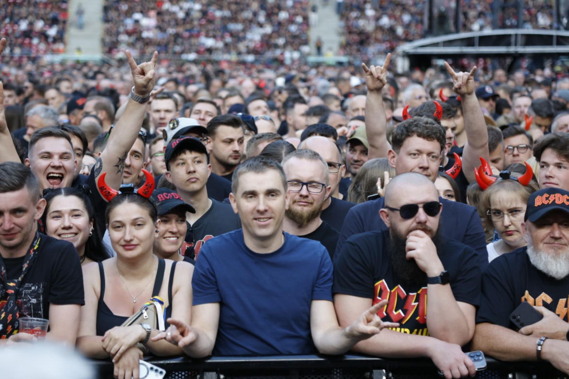 Koncert AC/DC w Warszawie (4.07.2025) - część druga. Organizatorem koncertu jest Live Nation
