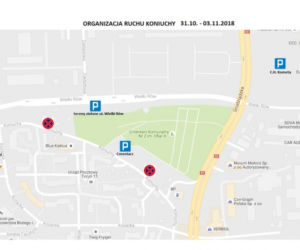Zmiana organizacji ruchu przy cmentarzach w Toruniu - szczegóły!
