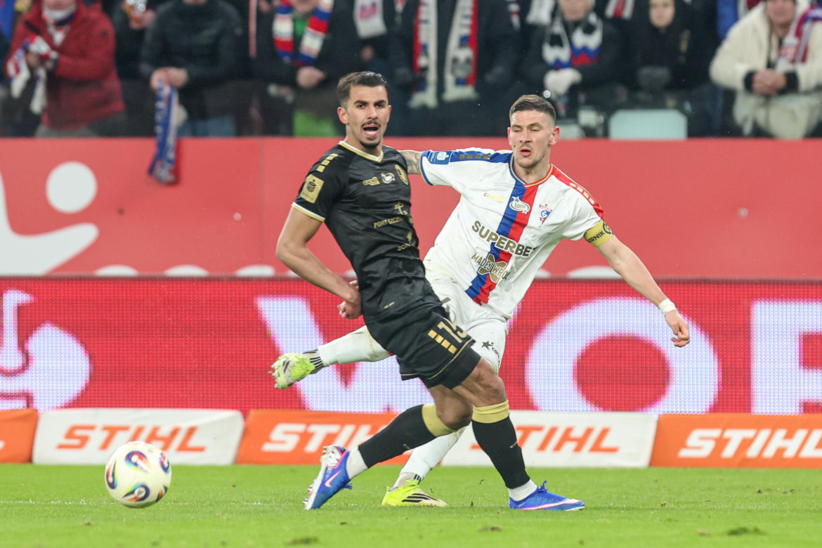 Górnik Zabrze - Pogoń Szczecin: Zdjęcia kibiców z meczu 22. kolejki PKO BP Ekstraklasy