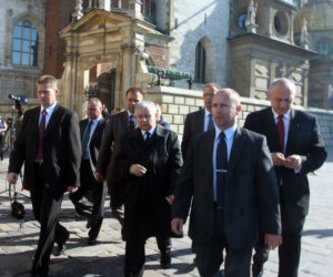 Jarosław Kaczyński odwiedził grób brata Lecha 
