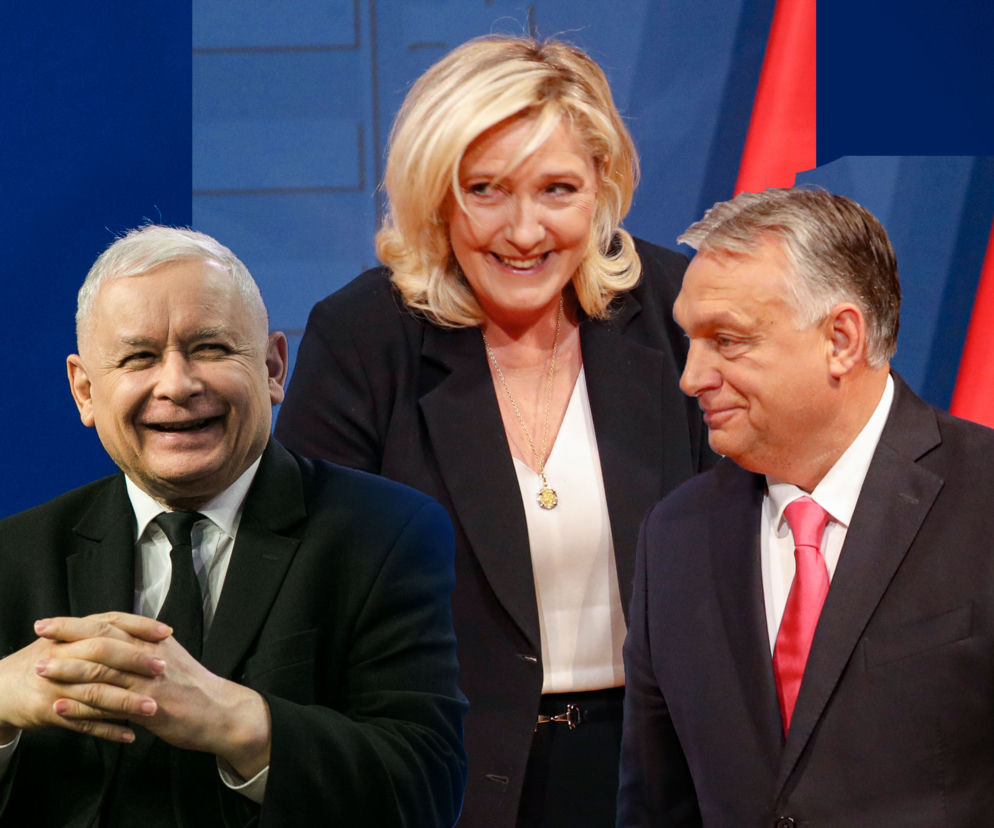 Kaczyński, Le Pen, Orban