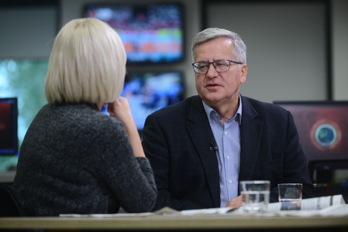 Prezydent Bronisław Komorowski gościem Expressu Biedrzyckiej