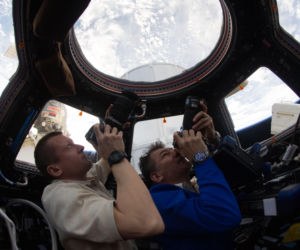 Moduł Cupola na Międzynarodowej Stacji Kosmicznej w 2011 r.