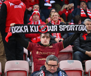 Widzew Łódź - Lech Poznań: Zdjęcia kibiców i zawodników z meczu 24. kolejki PKO BP Ekstraklasy