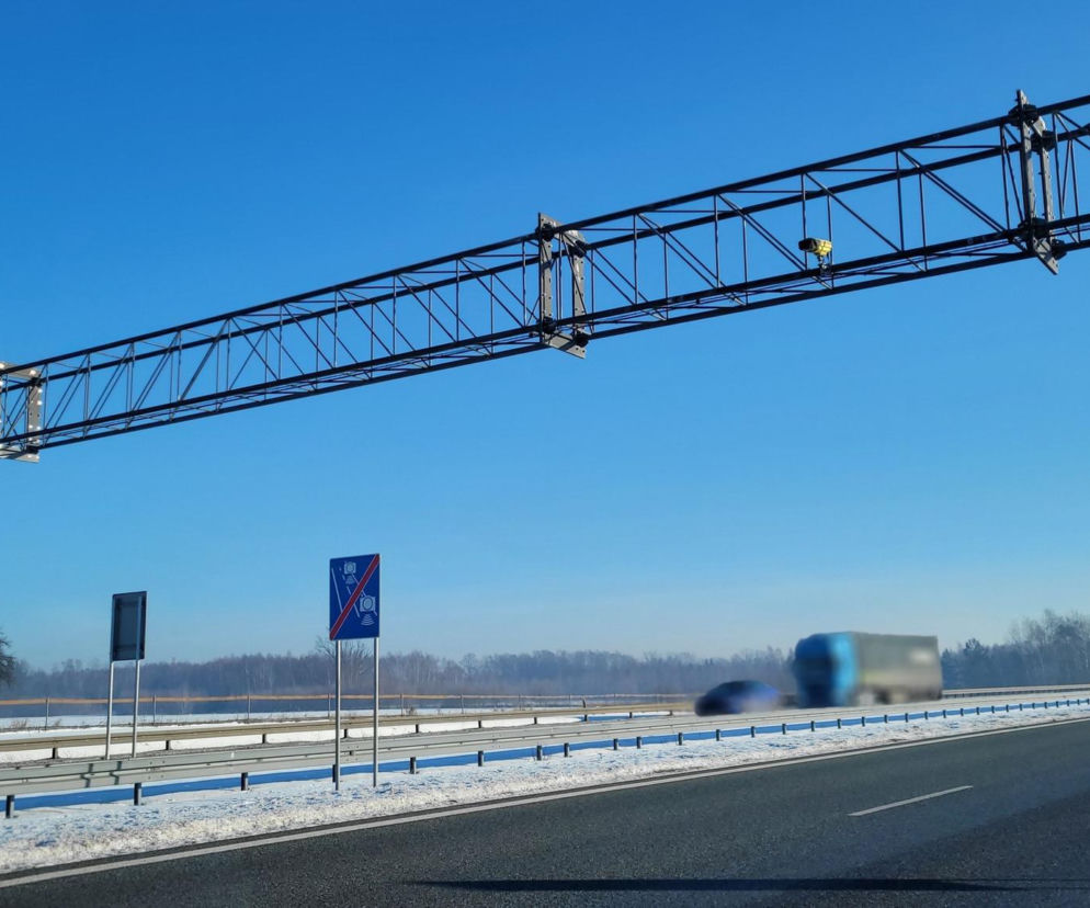 Odcinkowy pomiar prędkości działa już na A2 pod Mińskiem Mazowieckim