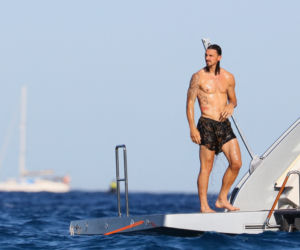 Zlatan Ibrahimović z rodziną na jachcie