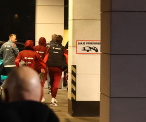 Reprezentacja Polski: nocny powrót do hotelu po meczu