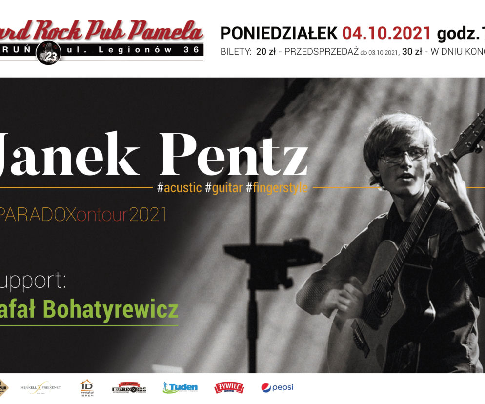 Plakat koncertowy Hard Rock Pub Pamela