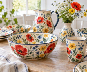 Wyglądają jak skarby z domu babci. Polacy znów pokochali ręcznie malowaną ceramikę