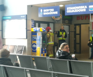 Ewakuacja Dworca Autobusowego w Toruniu - dziś to tylko ćwiczenia