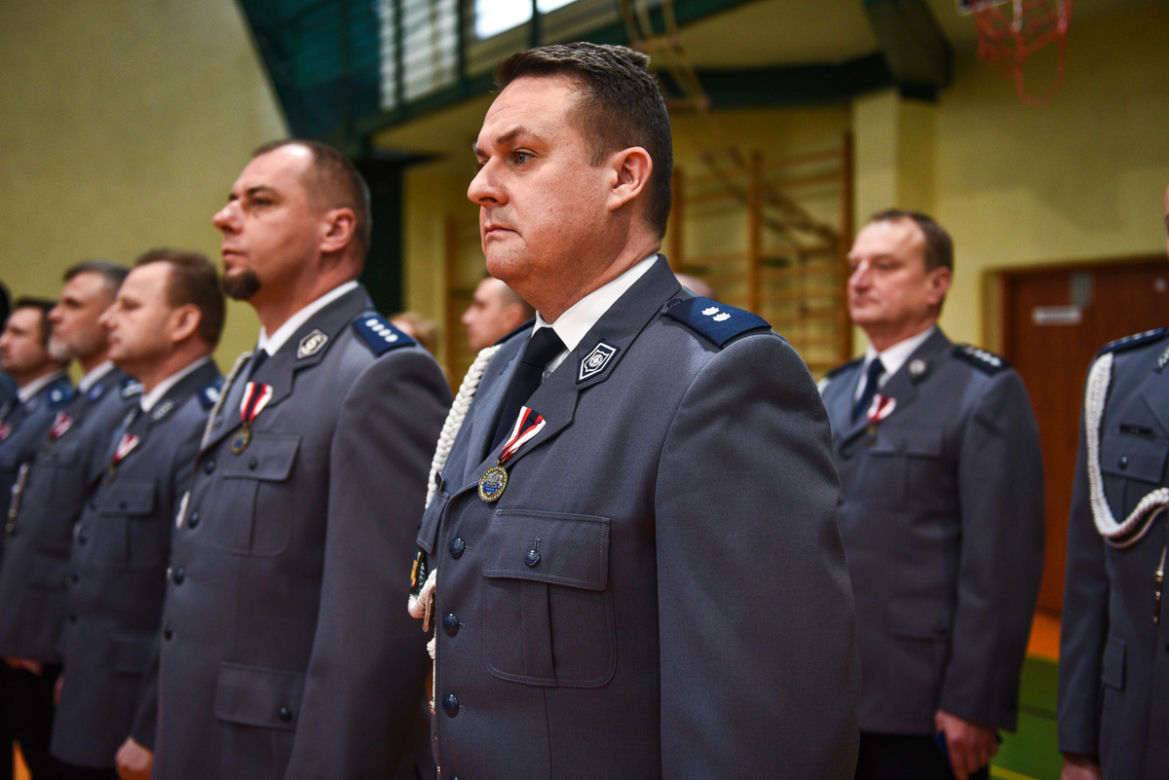 Ślubowanie nowych policjantów w Łodzi