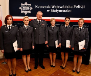 Policjantki z Podlasia wyróżnione przez Komendanta Wojewódzkiego Policji w Białymstoku