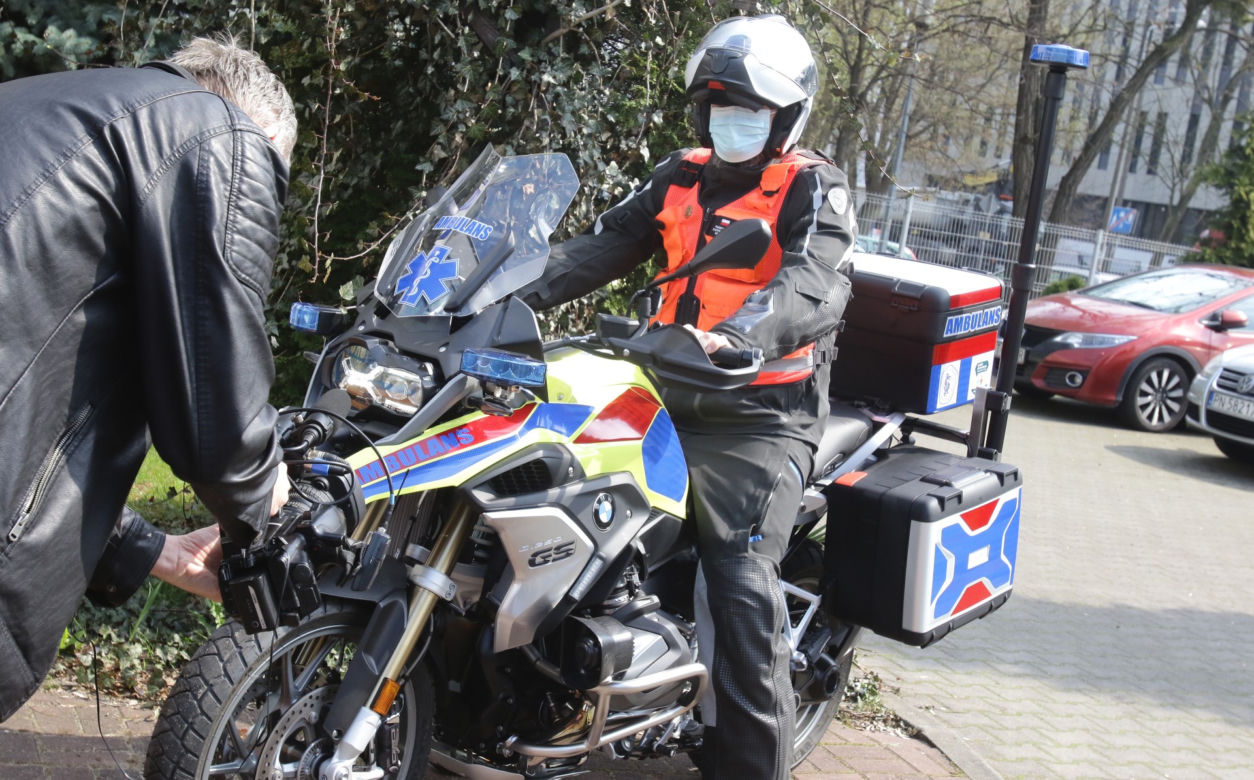 Motoambulans przekazany! Ma ratować życie mieszkańcom Torunia