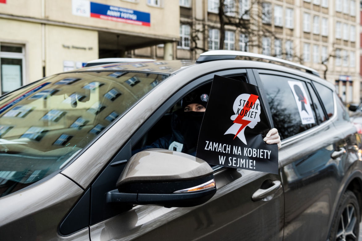 Strajk kobiet w Trójmieście. Awantura w centrum Gdańska