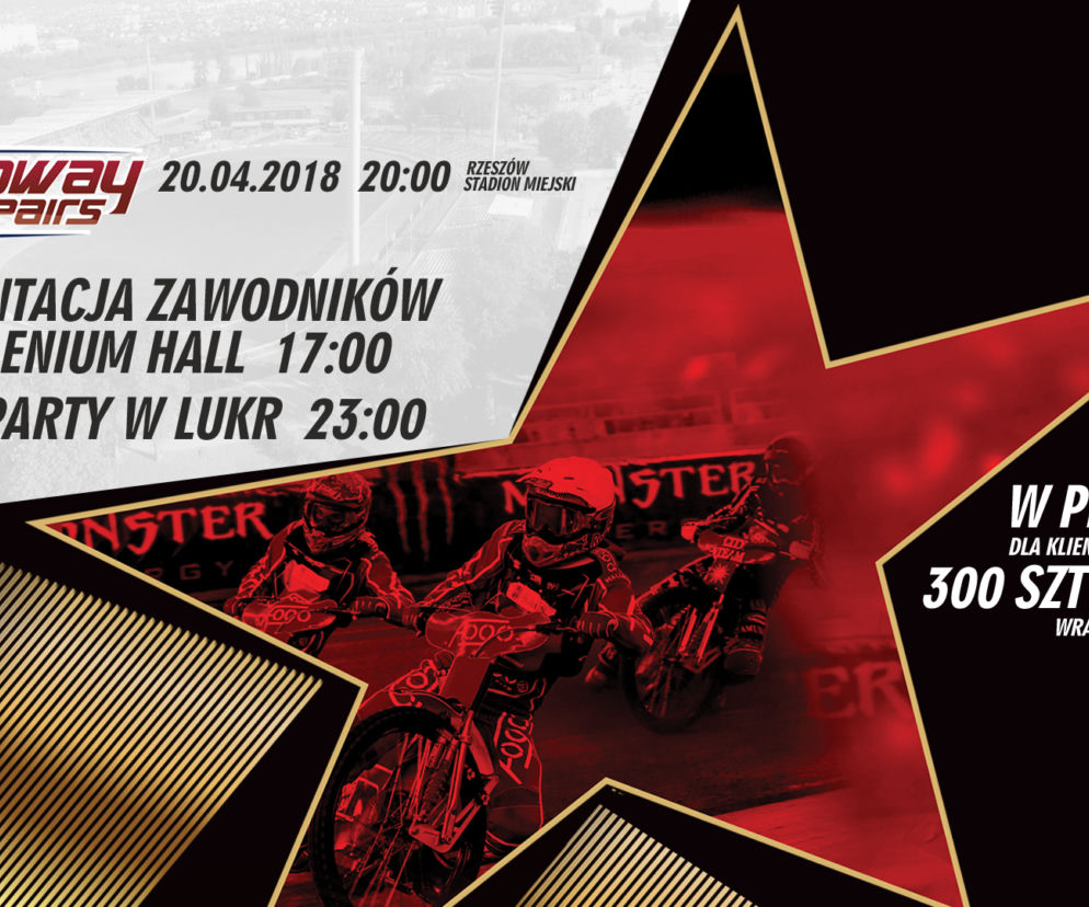Speedway Best Pairs 2018 w Rzeszowie: Przyjadą gwiazdy światowego żużla
