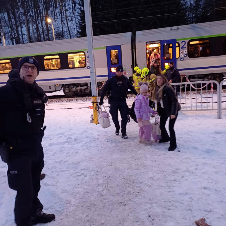 Wypadek na torach w Białym Dunajcu