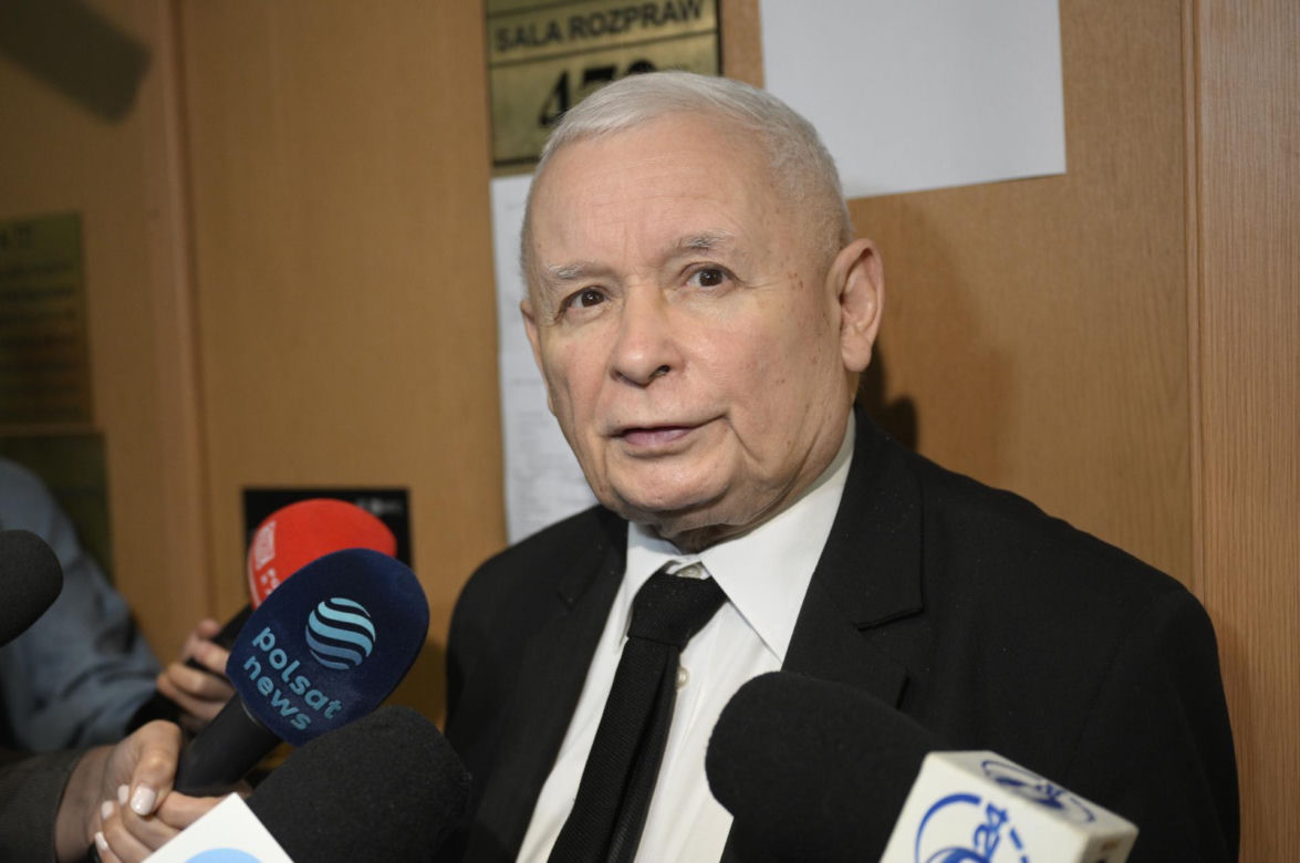 Kaczyński spotkał się z Brejzą przed sądem