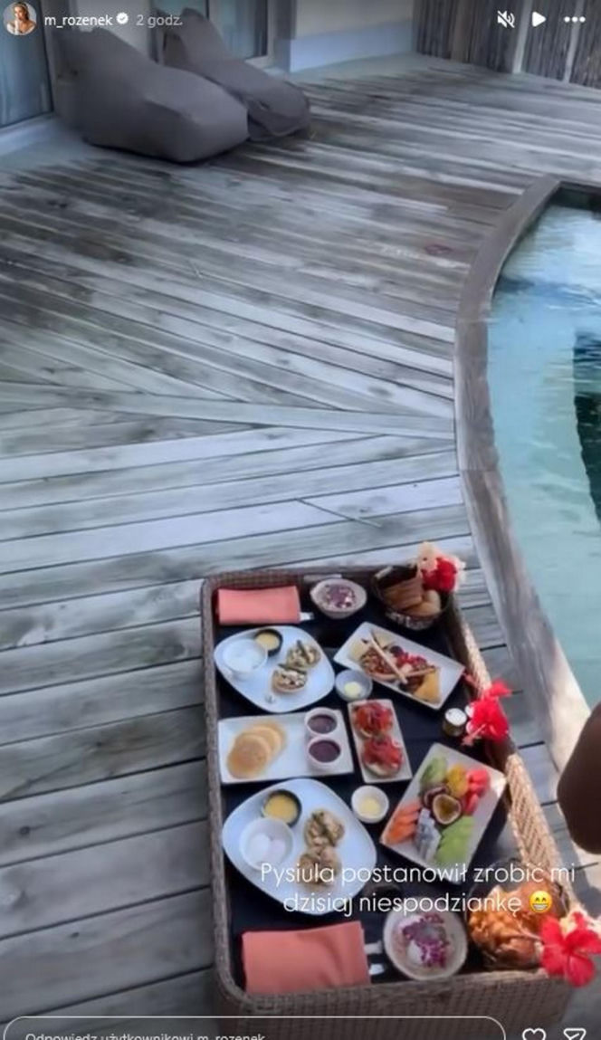 Małgorzata Rozenek i Radosław Majdan na Malediwach