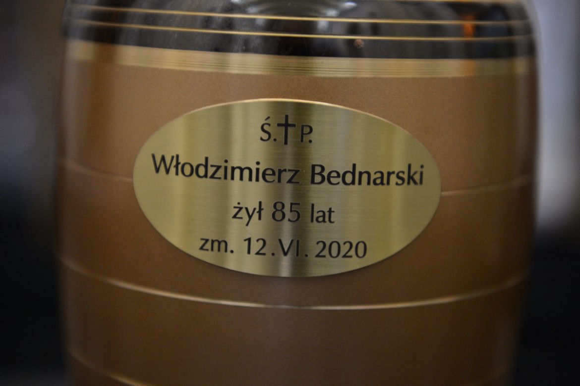 Aktor Włodzimierz Bednarski. Pogrzeb