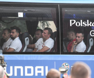 Tak wyglądali Polacy po powrocie do bazy w Soczi po klęsce z Kolumbią