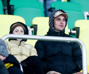 Kibice GKS Katowice dopingowali piłkarzy w meczu z Pogonią