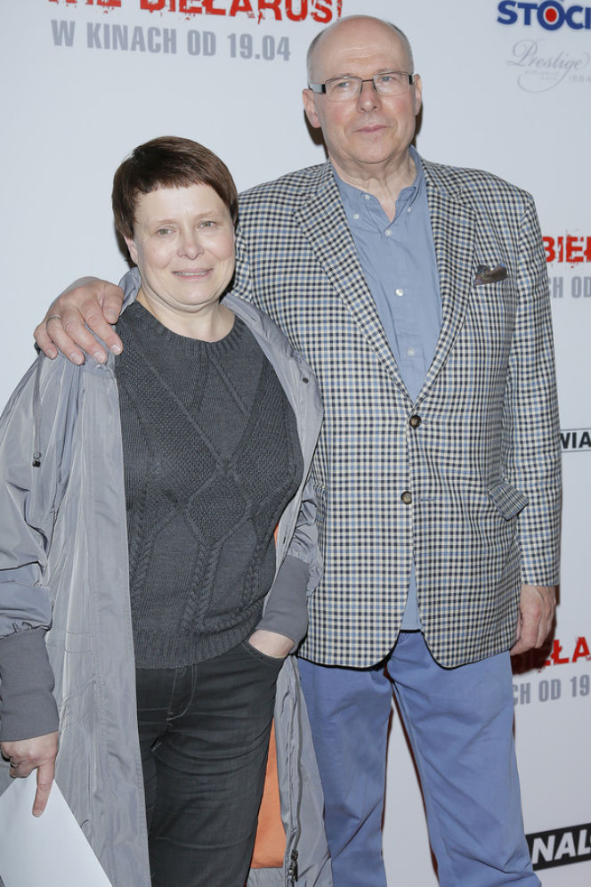 Ilona Łepkowska i jej partner Czesław Bielecki
