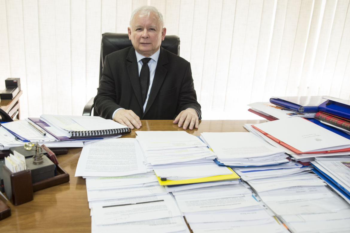 Tu będzie siedział Kaczyński