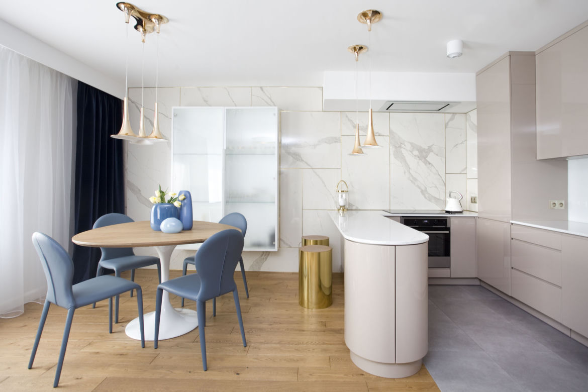 Eleganckie wnętrze apartamentu