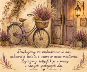 Kartka z życzeniami na Dzień Nauczyciela