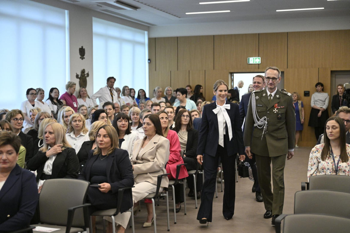 Marta Nawrocka nazwała pielęgniarki aniołami
