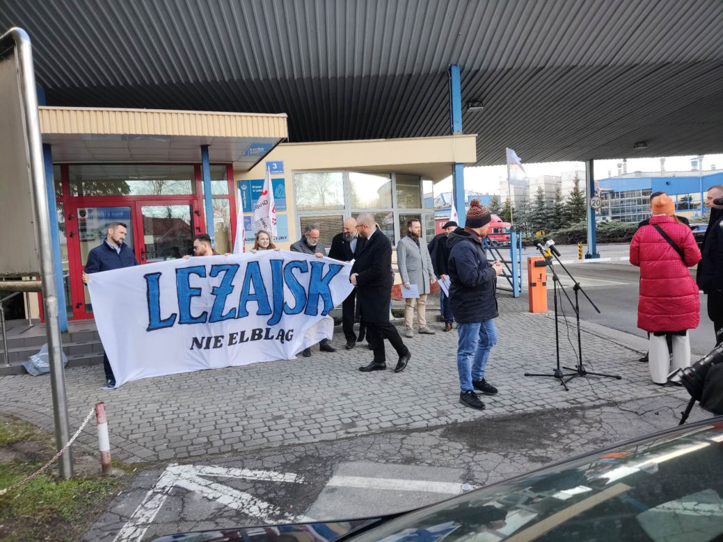 Strajk pod Browarem Leżajsk. Mieszkańcy walczą o zakład