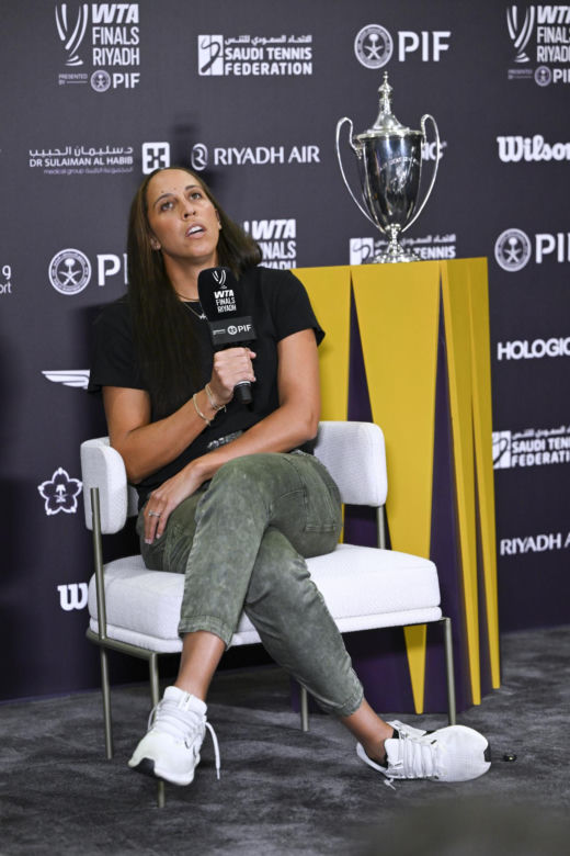 Tenisistki na konferencji WTA Finals