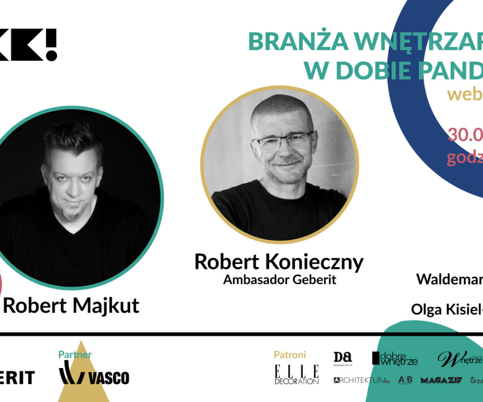 Robert Konieczny i Robert Majkut gośćmi webinaru OKK! design