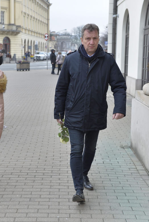 Pogrzeb dziennikarza Krzysztofa Leskiego