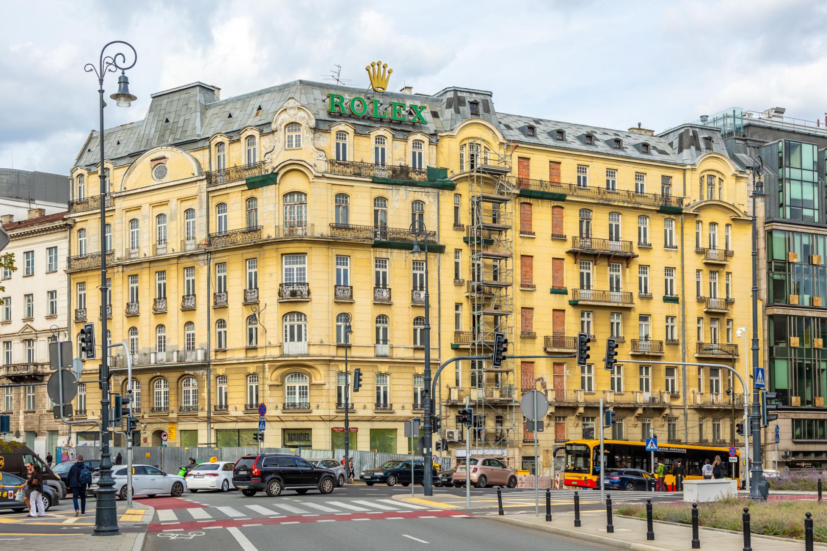 Remont kamienicy Natansona przy ul. Nowy Świat 2 w Warszawie