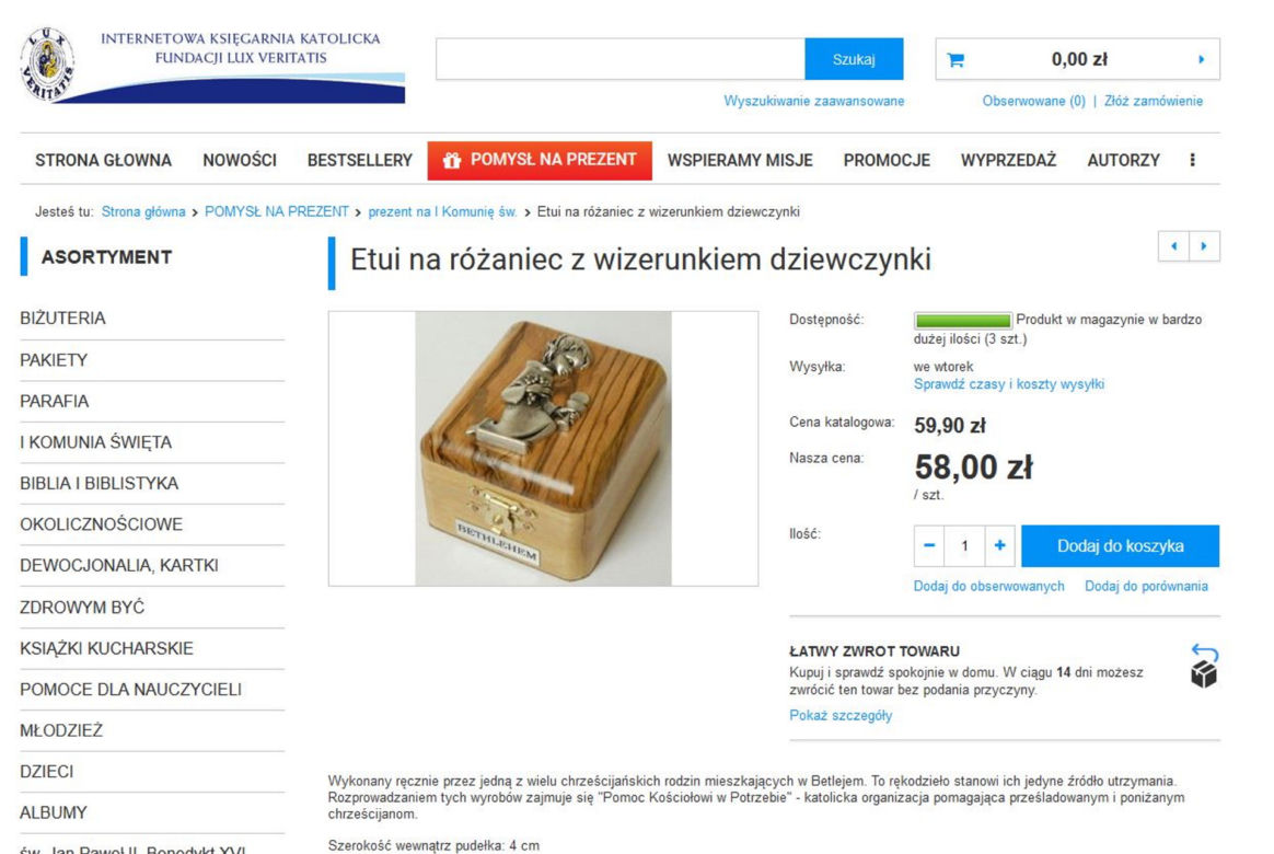 Prezenty na I Komunię od ojca Rydzyka. Ceny powalają 
