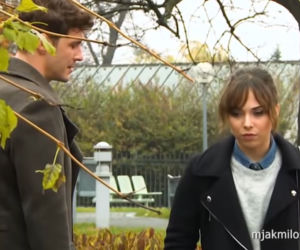 M jak miłość. Ania (Maria Pawłowska), Marcin (Mikołaj Roznerski)