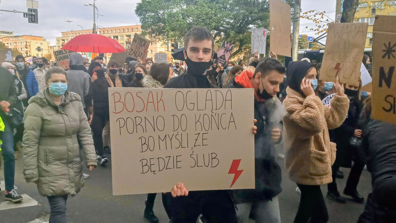 Protest kobiet w Szczecinie - 28.10.2020