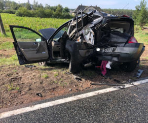 Wypadek na DK 10 w Makowiskach! Na trasie Bydgoszcz - Toruń znów jest niebezpiecznie!