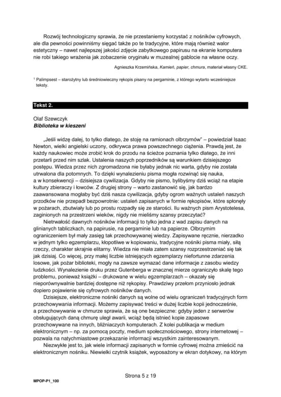 Matura 2026 polski: Arkusze CKE i odpowiedzi - sprawdź, czy zdałeś!