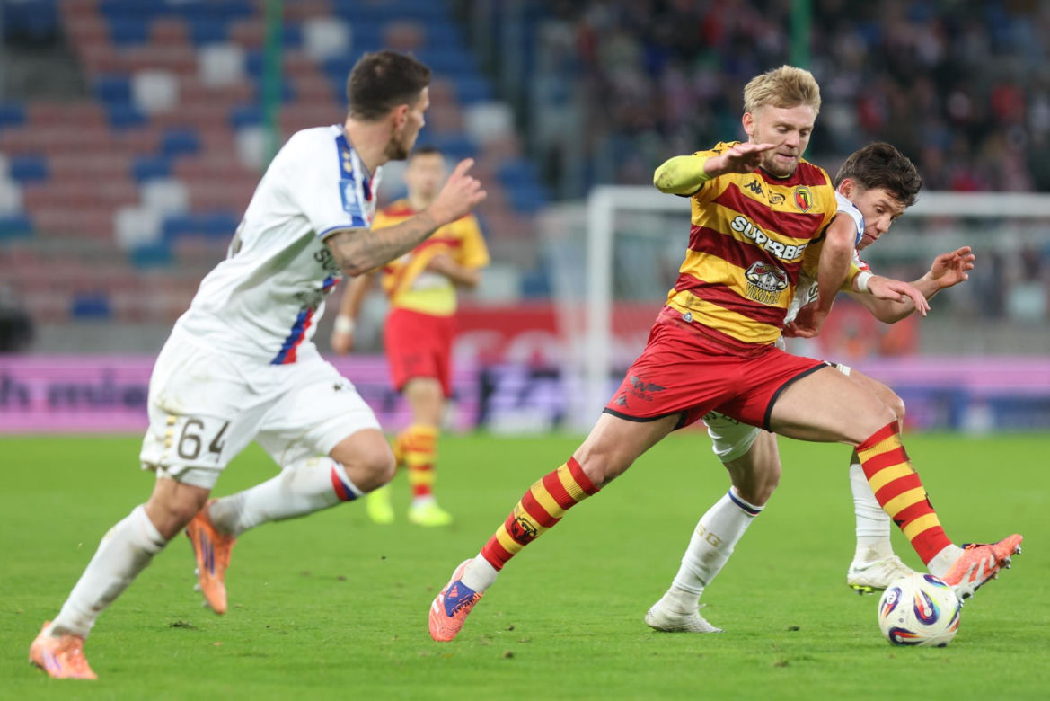 Górnik Zabrze - Jagiellonia Białystok, zdjęcia kibiców i zawodników z meczu 13. kolejki PKO BP Ekstraklasy