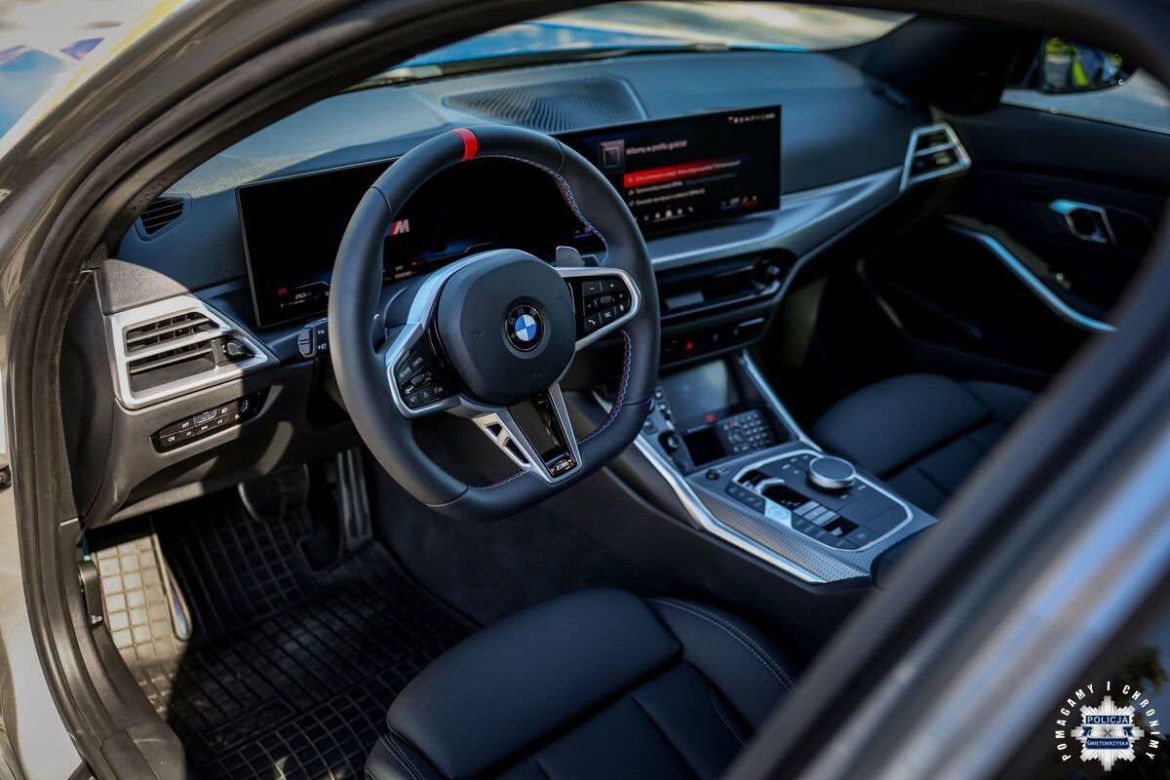 „Bestie” na świętokrzyskich drogach! Policja odbiera nowe BMW M340i xDrive i laserową broń na piratów