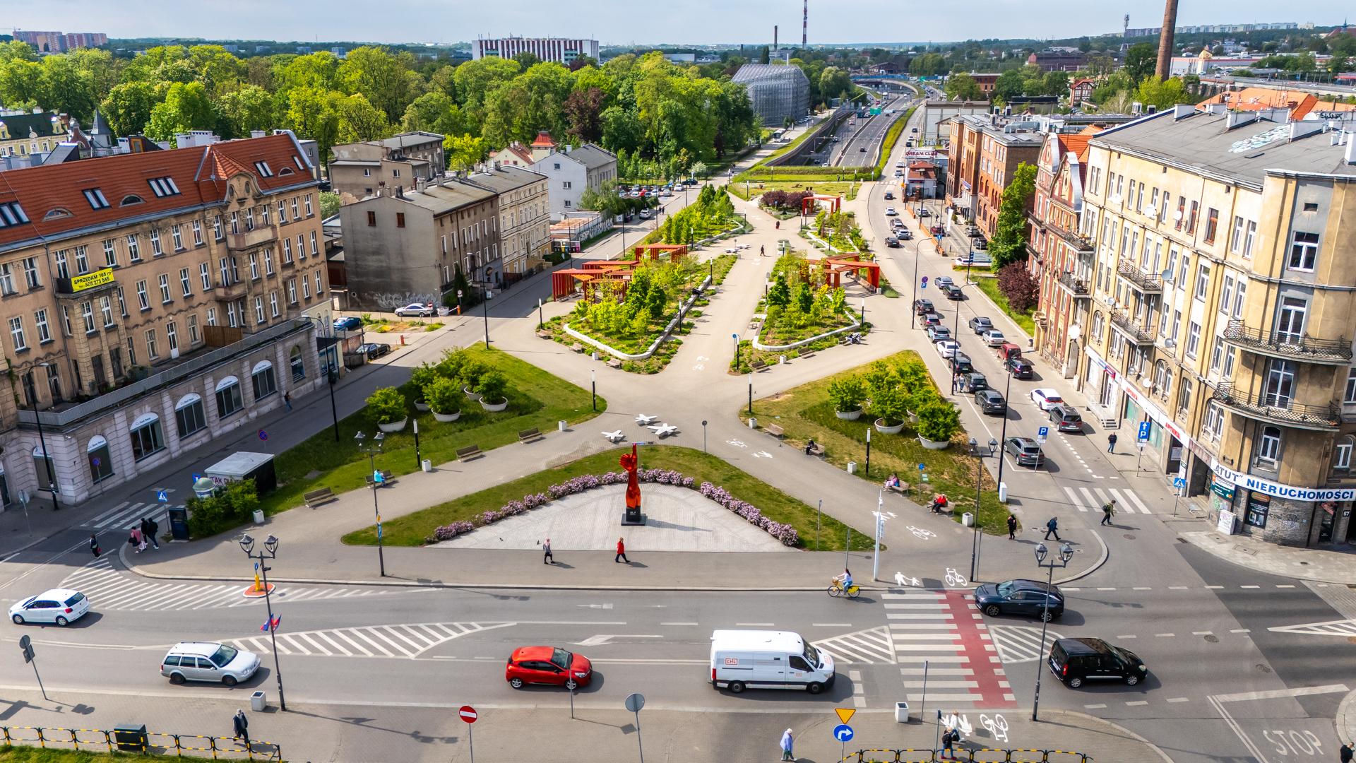 Skwer Europejski, Gliwice